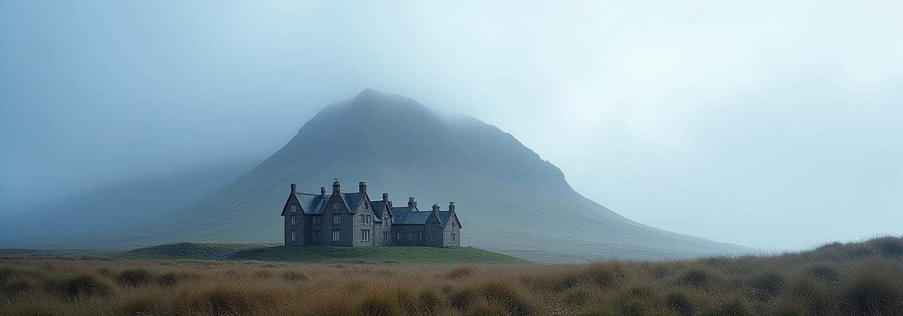 Clean mountain estate landscape representing peace of mind